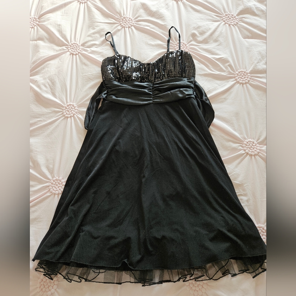 Speckless Little Black Dress Size M